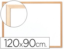 Pizarra blanca Q-Connect 120x90cm. melamina marco de madera